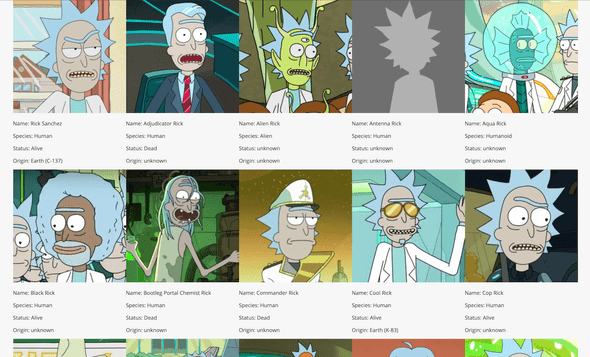 all the ricks